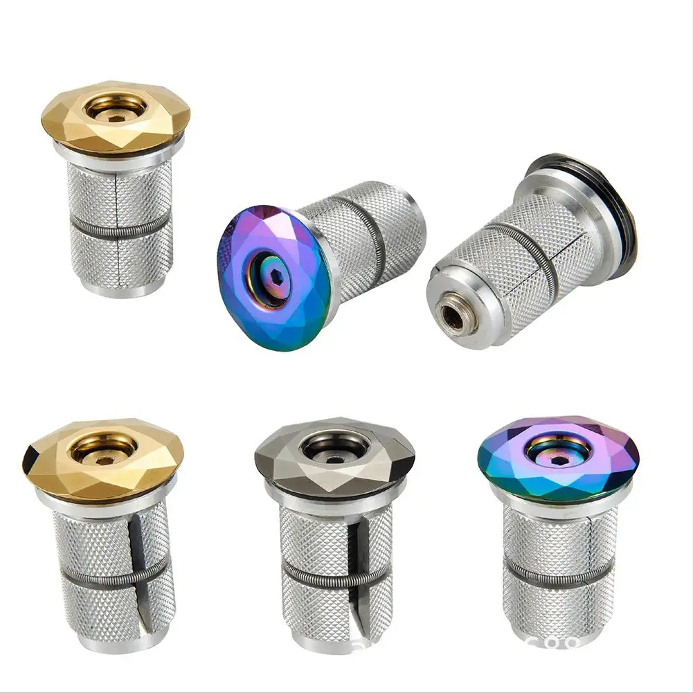 Bike Headset Stem Top Cap Compression Plug Nut Compressor Expansion