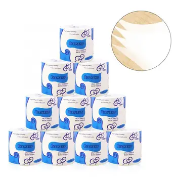 

Toilet Paper 4-Layer Toilet Roll Paper Wood Pulp Flexible Skin-Friendly Household Supplies