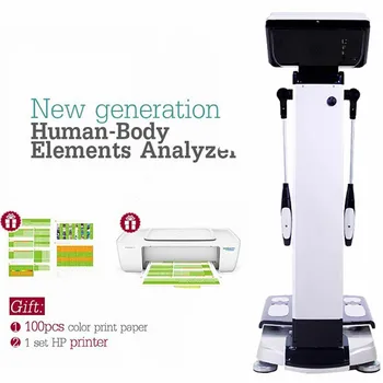 Online Latest Sports Club Human Body Elements Analysis Manual Weighing Scales Beauty Care Weight Reduce Body Composition Analyzer