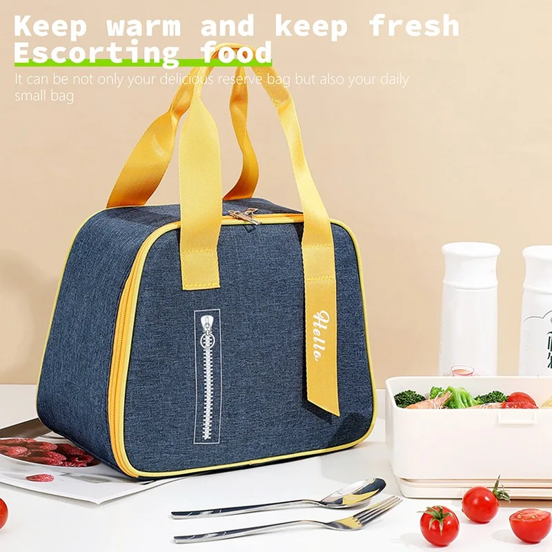 Портативная сумка для ланча Термоизолированный Ланч-бокс сумка-холодильник