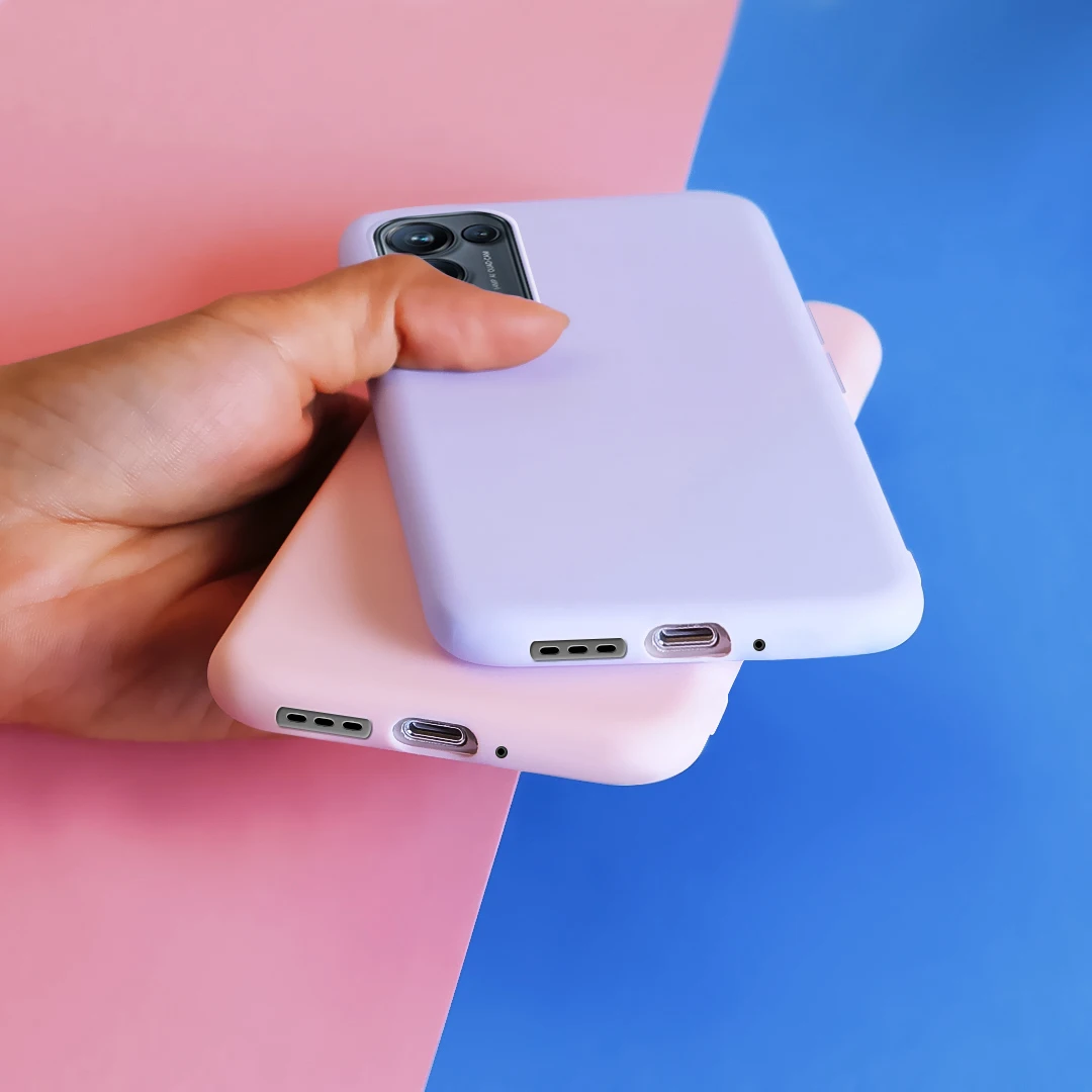 Liquid Silicone Soft Phone Cover - Shockproof Bumper Case