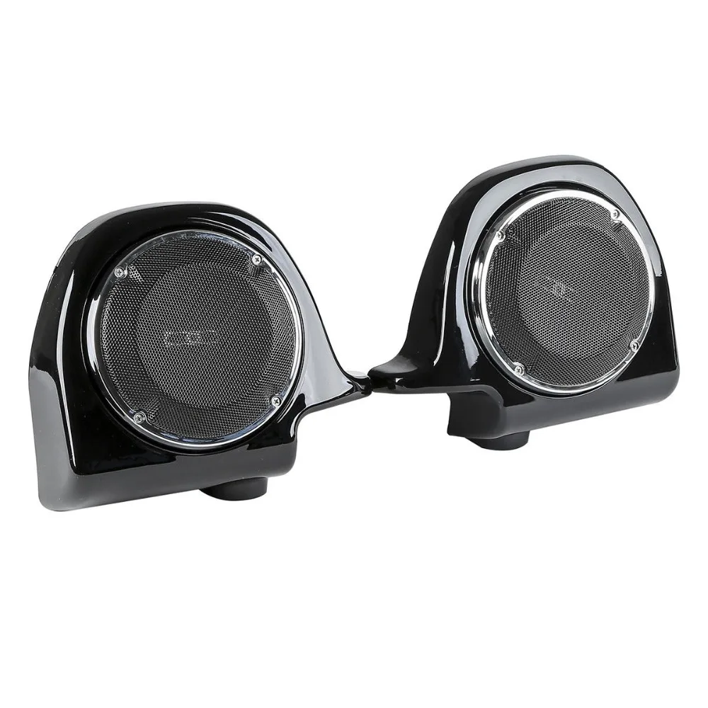 Вентилируемый нижний обтекатель 6 1/" колонки гриль+ коробка Pods для Harley Touring Road King Electra Glide FLT FLHT FLHX FLHTCU 88-13