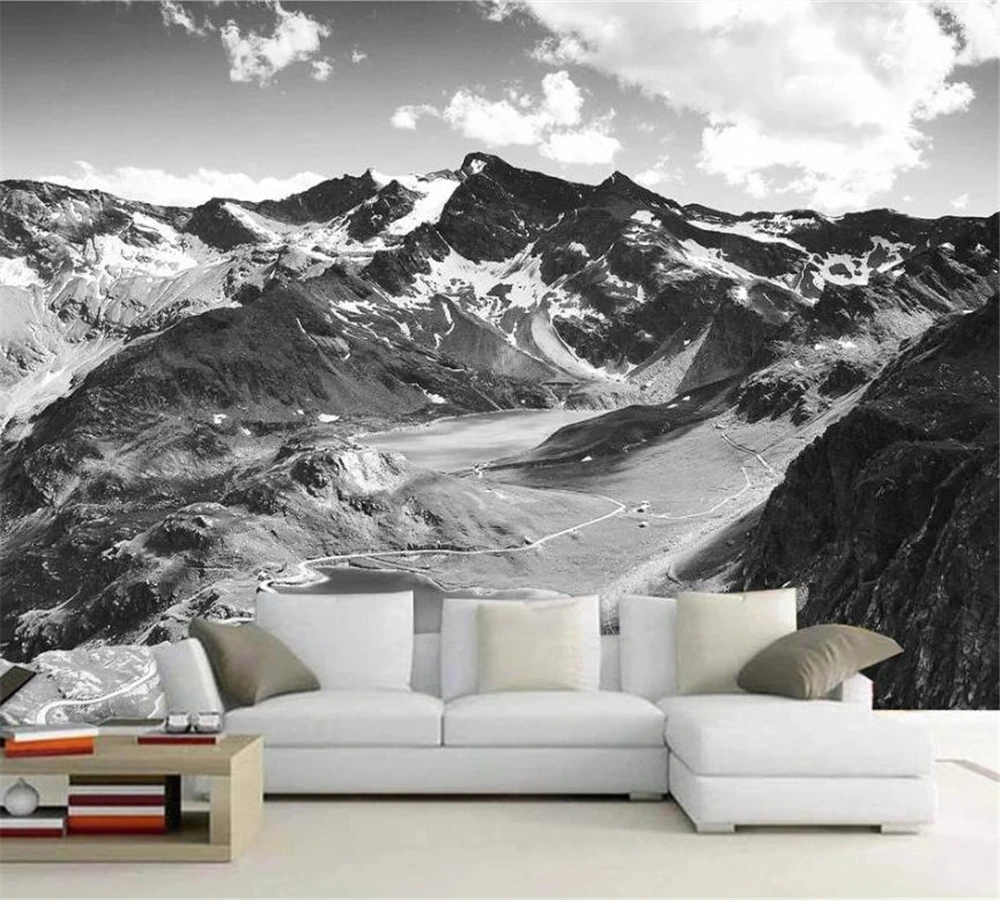 Featured image of post Snow Mountain Wallpaper Black And White / Ideal for cozy and modern nurseries, bedrooms, and living rooms.