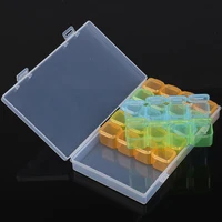 28 Grid Portable Screw IC Chip Storage Box Electronic Component Parts Small Hardware Plastic Transparent Container Toolbox 2