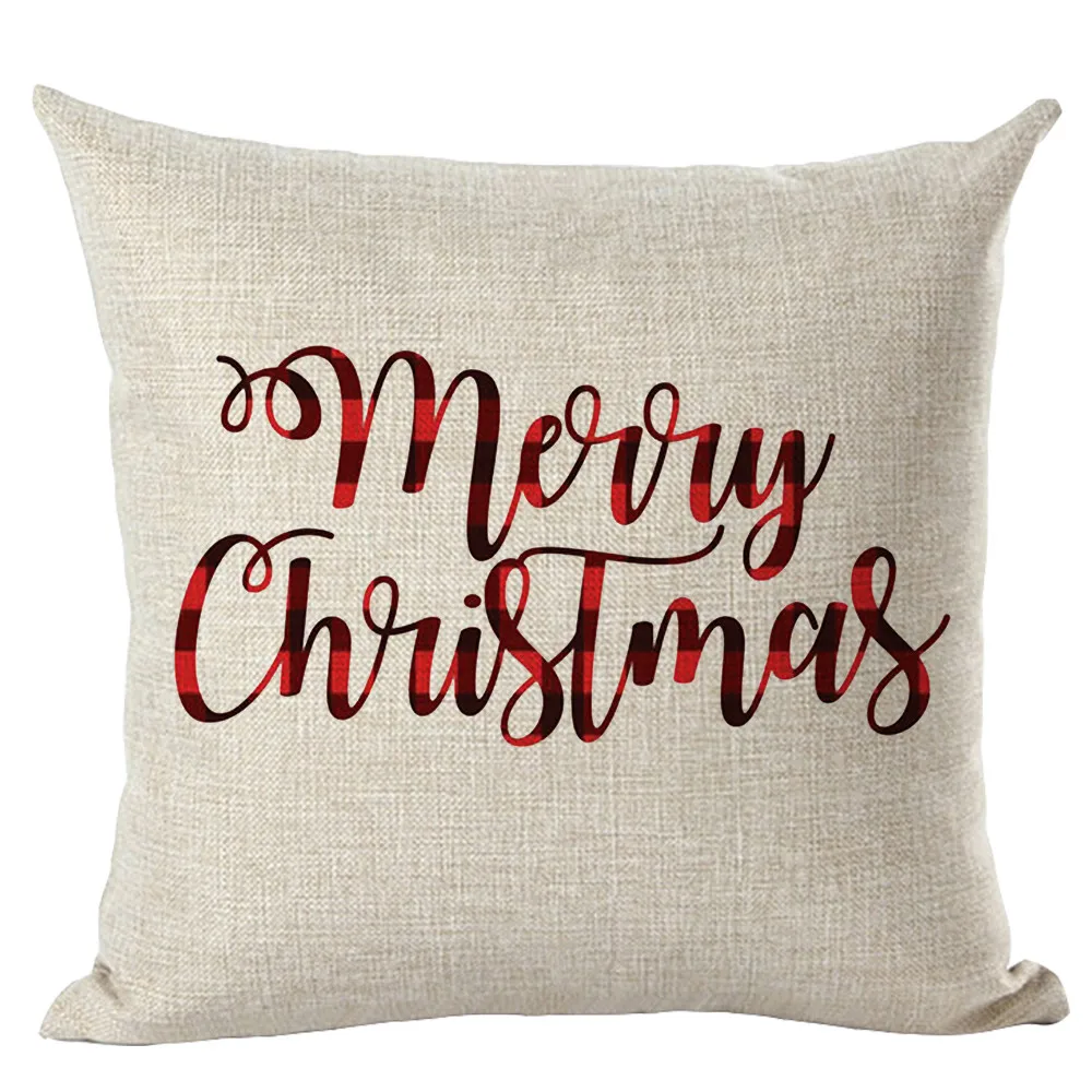 Merry Christmas наволочки для подушек, льняная наволочка для дивана, домашний декор, современная мода, наволочка для подушки, декоративная кровать, Прямая поставка/C