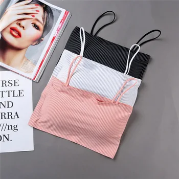 

Fashion Comfortable Seamless Tube Top Women Sexy Underwear Padded Push Up Bra Brassiere Fitness Top Wire Free Bralette Crop Top