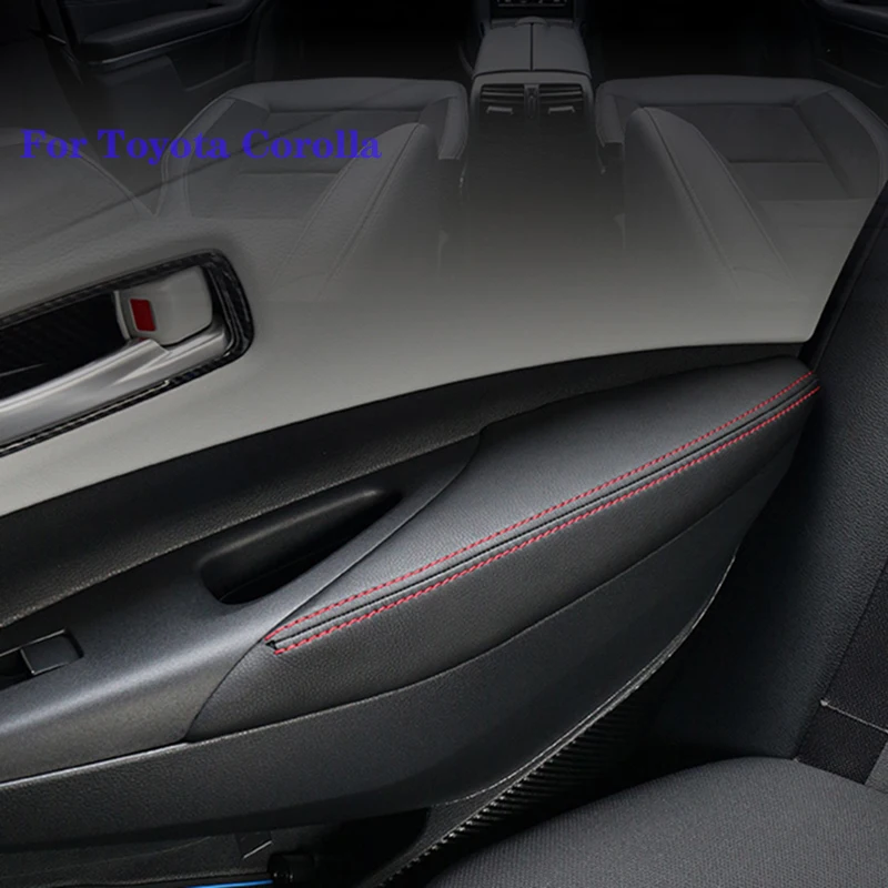 For Toyota Corolla 2019 2020 Microfiber Leather Interior Door Panels Guards / Armrest Covers Protective Trim 4pcs | Автомобили и