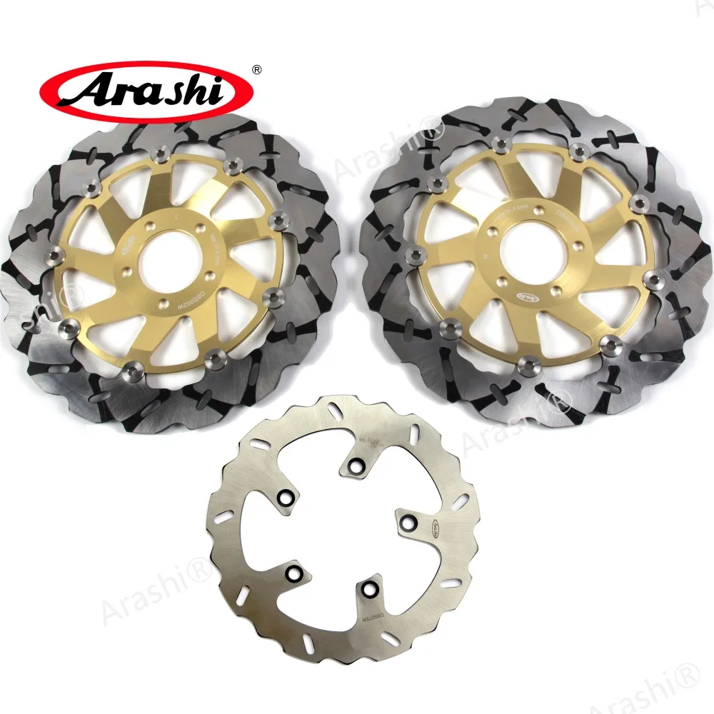 Араши 1 комплект для KAWASAKI zrx R 1200 2001-2006 ЧПУ спереди и сзади тормозные диски ZRX-R ZRXR 1200 2001 2002 2003 2004 2005 2006