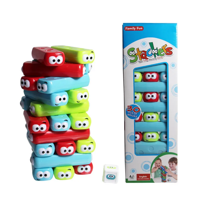 

Manufacturers Direct Selling Children'S Educational Tabletop Game XIAOCHONG Bricks Pro Stack-up Jenga Game Toy