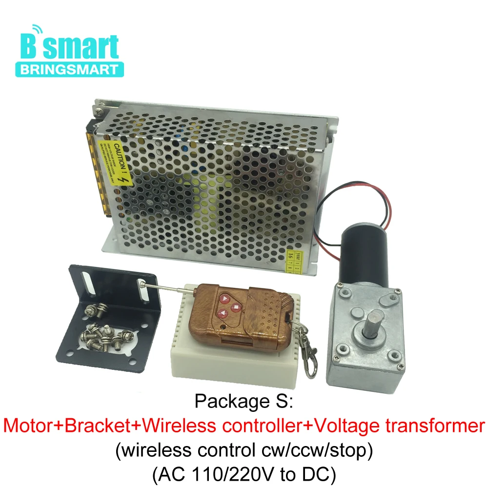 Микро электродвигатель Bringsmart A58SW31ZY 12 В Реверсивный двигатель постоянного тока 24