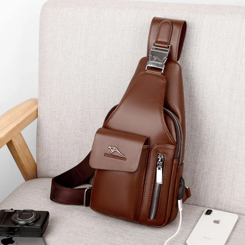 

Cross Border Supply of Goods Men Chest Pack Shoulder Bag Backpack Chest Bag Casual Men's Bag Large Capacity Fashion 5802 HYPERWI