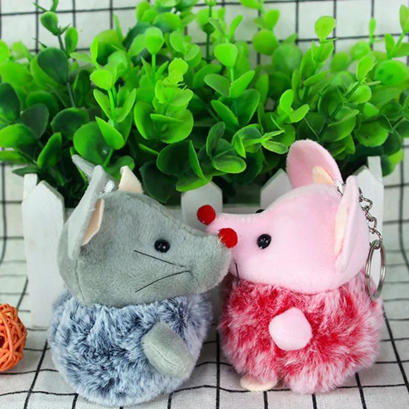 1 шт. милый мини год талисман крысы пушистая подвеска мышь игрушка подарок на праздник для девочек и мальчиков и детей