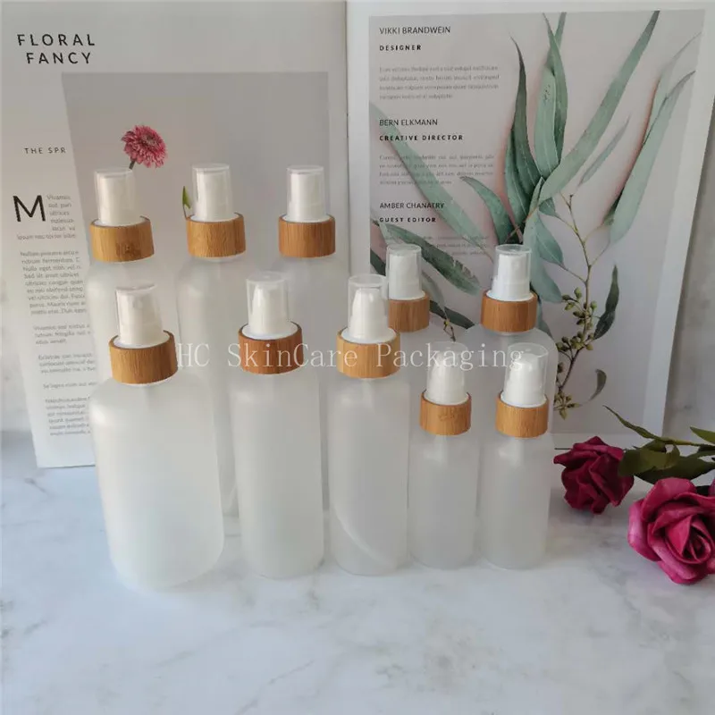 

250 мл матовый прозрачный Пластик макияж бутылка для воды, спрей, Кепки, пустые тонер контейнер, многоразовый лосьон для бутылок