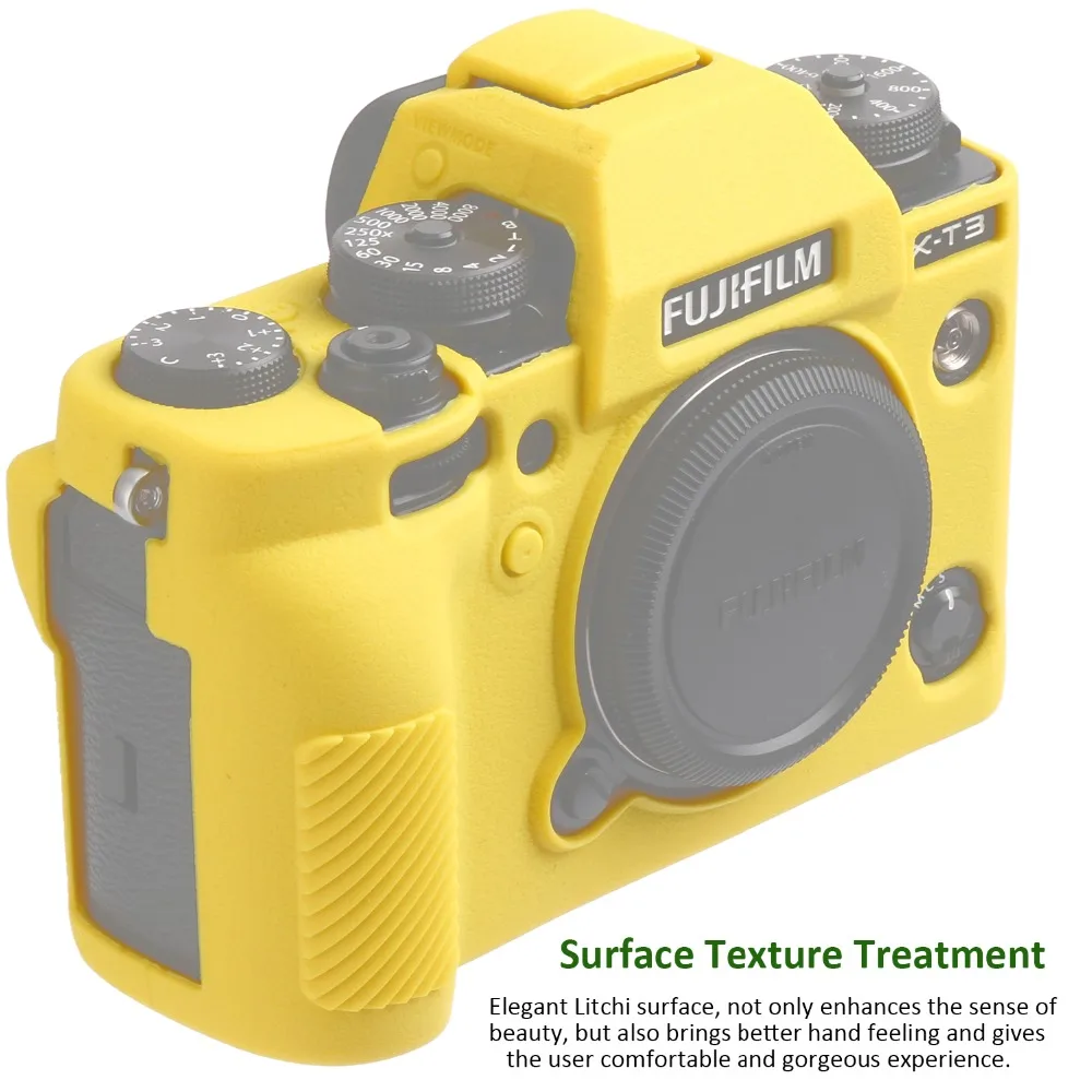 X-T3硅胶套 黄色 4