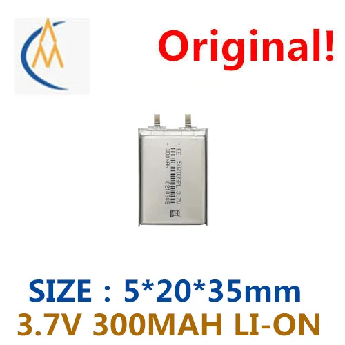 502035 lithium polymer battery 300 mah reading pen electric toothbrush cigarette lighter fan for cosmetic 3.7 V | Канцтовары для