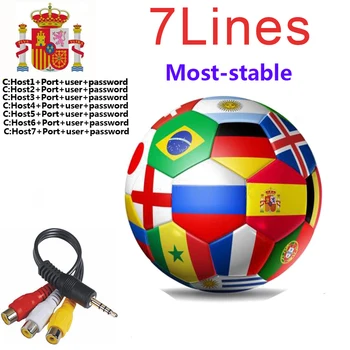 

7 Lines cable for satellite receiver