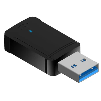 

1300M USB Wireless Network Card Dual Frequency Wifi Receiver Portable Mini 2.4GHz/5GHz Network Adapter for PC Desktop Laptop