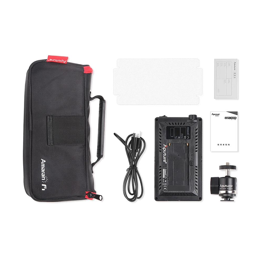Aputure AL F7 портативный светодиодный светильник для видеосъемки панель 3200 K 9500