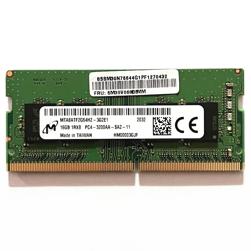 c*5様 Micron 1Rx8 PC4-3200AA SA2 11 32GB Micron DDR4 RAMS 16gb 3200MHz SODIMM Laptop Memory 16GB 1RX8 PC4