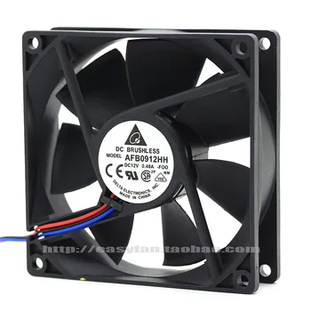 

Delta AFB0912HH 9025 9cm 0.4A 12V Double Ball Large Air Volume Fan 92x92x25mm cooling fan case cooler