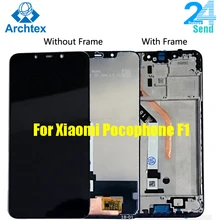 New For Xiaomi Pocophone F1 LCD Display and Touch Screen With Frame Digitizer Assembly for Xiaomi Pocophone F1 Screen in stock