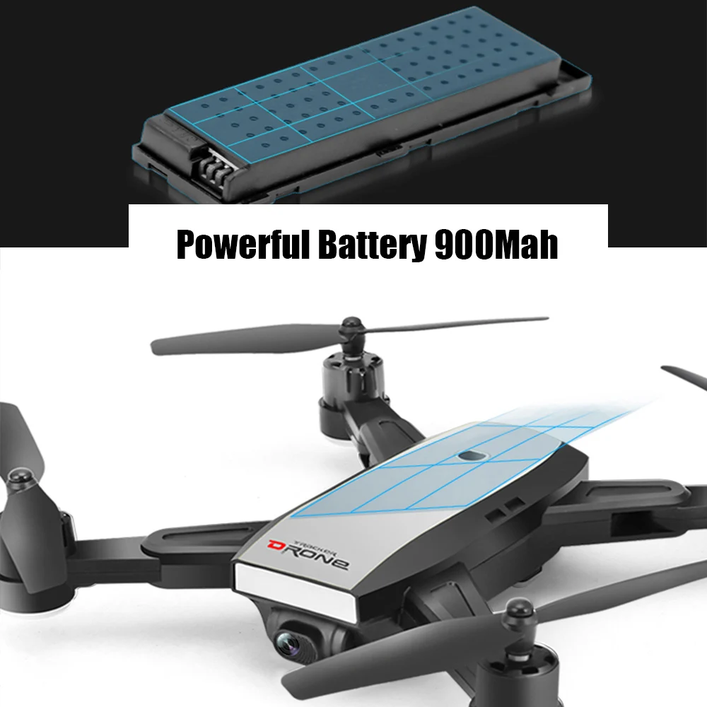 квадрокоптер Радиоуправляемый Дрон Мини Складная селфи с Wi Fi FPV 2MP Камера двойной
