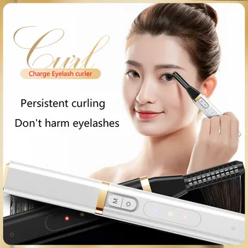 

Mini Pen Style Electric Heated Eyelash Portable Electric Eyelash Curler Mini Heating False Eye Lash Makeup Tool Eye Lashes hot