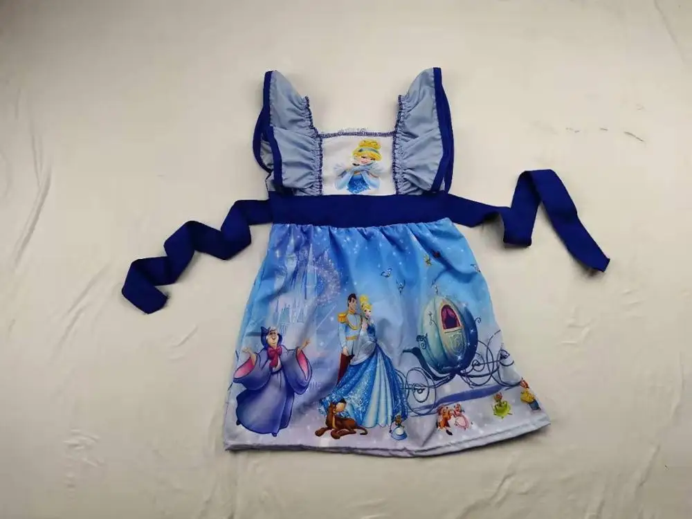 Одежда для детей; Прямая поставка; летняя красивая детская одежда с короткими рукавами в стиле принцессы