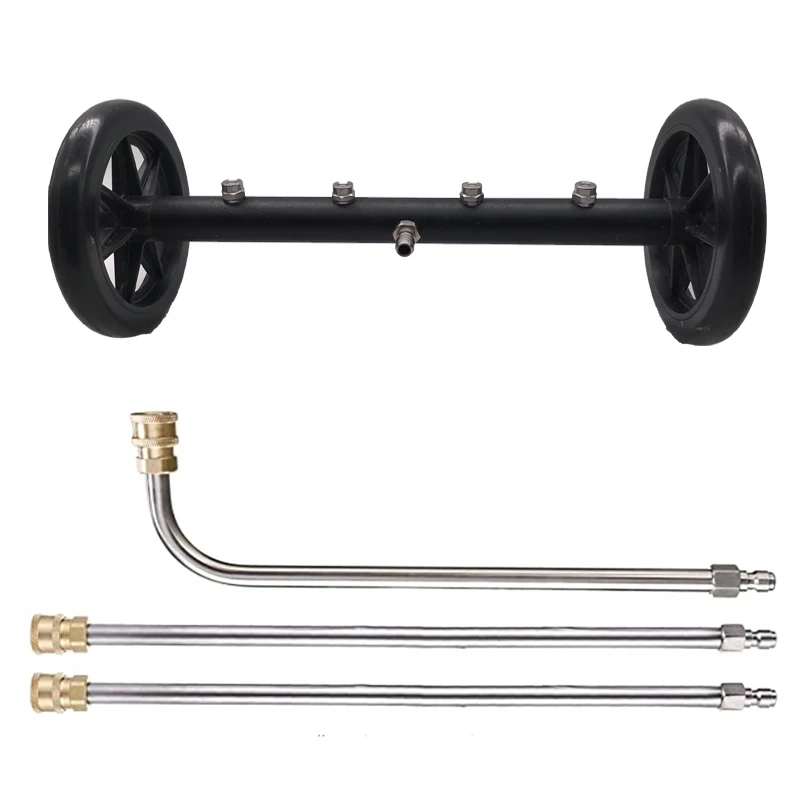US $36.39 DualFunction Pressure Washer Undercarriage Cleaner 16 Inch Power Washer Surface Cleaner Attachment 14 Inch Quick Connect