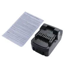 Черный PC+ ABS чехол, легкий, 4000 mah, 18 V/14,4 V, литий-ионная аккумуляторная батарея для электроинструмента HITACHI серии инструментов