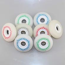 4 шт. флэш Встроенный скейт колеса с магнитным сердечником освещение прочный раздвижной ролик FK88