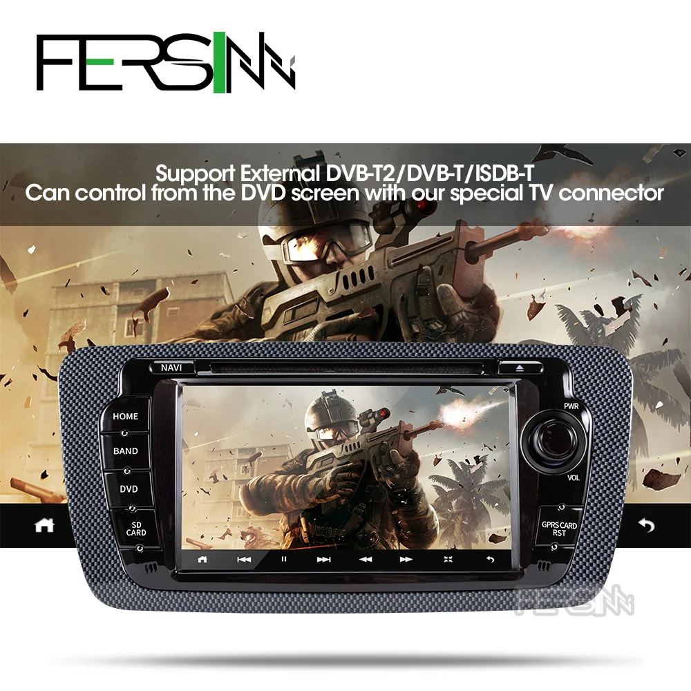 Fersinny android 9,0 T8 автомобильный dvd для Seat Ibiza 6j 2009 2010 2012 2013 радио gps навигации