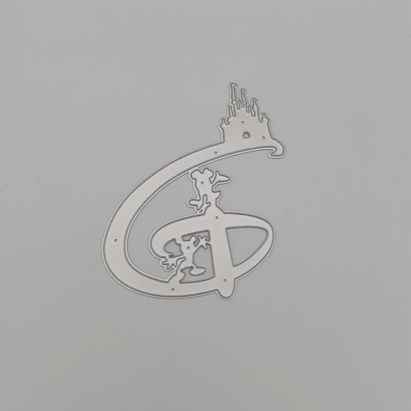 Металлические штампы трафареты мышь замок D для сделай сам Скрапбукинг альбом