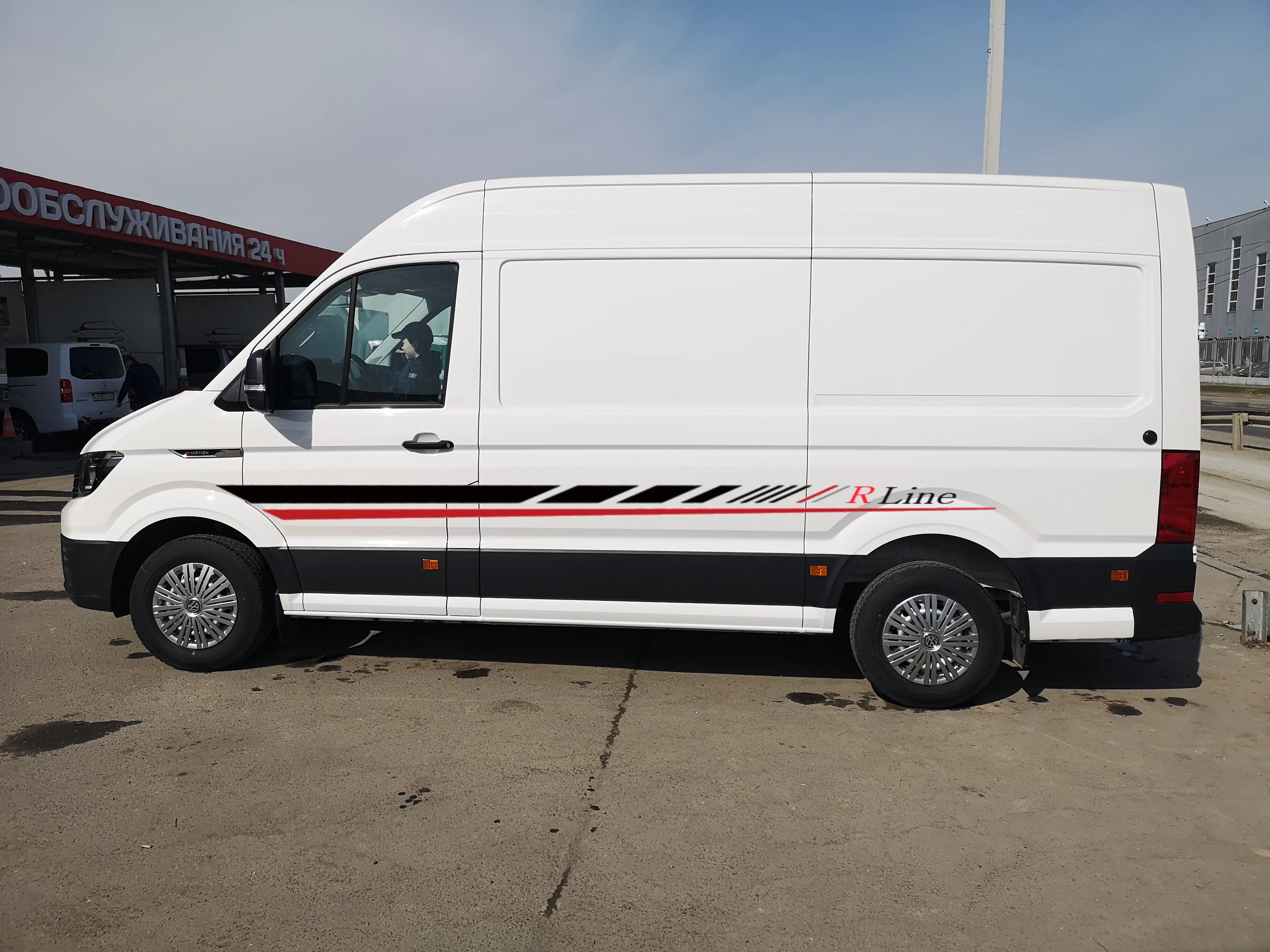 350 см R line графические виниловые автомобильные аксессуары наклейки на заказ |