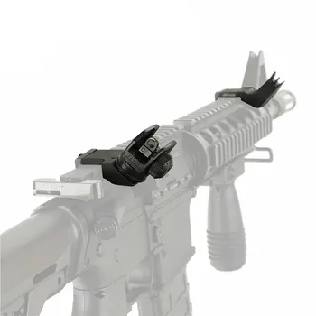 

Front and Rear 45 Degree Offset Hunting Tactical Rapid Transition BUIS Backup Iron Sight Set Free Shipping