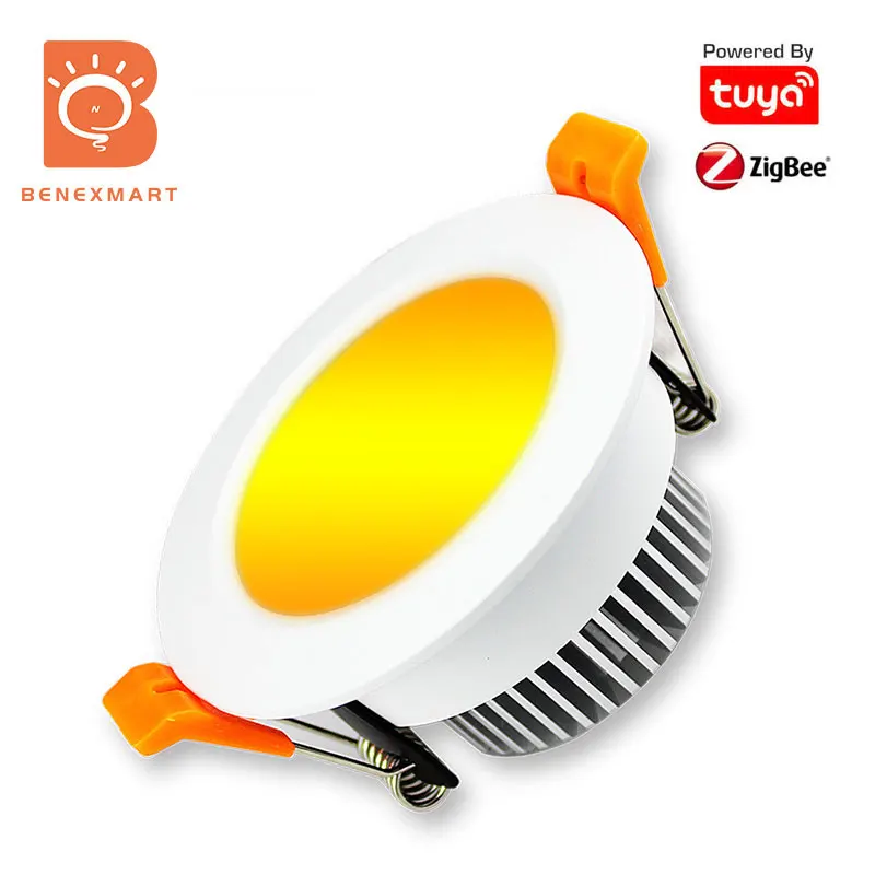 Benexmart Zigbee 3 0 вниз светильник Smartthings 5 4 дюймов RGBCW светодиодный утопленный