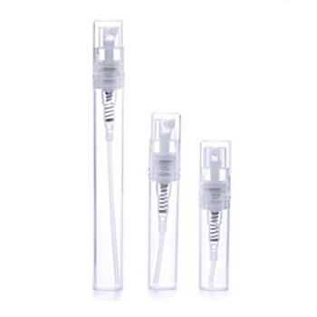 

100Pcs/Lot Small Round Plastic Containers Perfume Bottles Atomizer Empty Cosmetic Containers for Sample