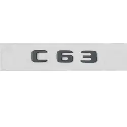 Новейший матовый черный ABS задний багажник Буквы Значки Эмблемы Наклейка для Mercedes Benz C Класс C63 AMG 17-19