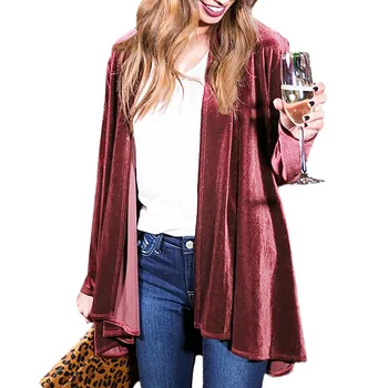 

2019 New Women Jacket Coat Fashion Fur Cardigan Fluffy Jacket Loose Casual Winter Solid Color Long Sleeve Velvet Jacket3