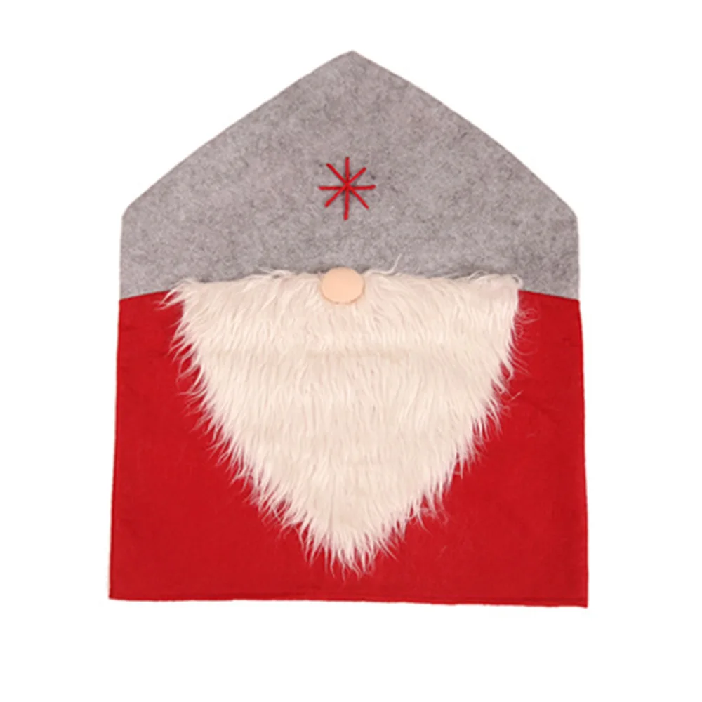 Merry Christmas Chair Cover Dinner Dining Table Decoration Supplies For Home Restaurant Chair Cover