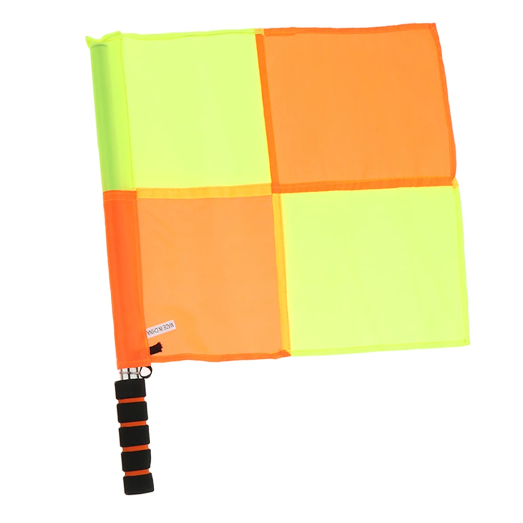 Soccer Referee Flags with Case Sports Football Linesman Flag Set