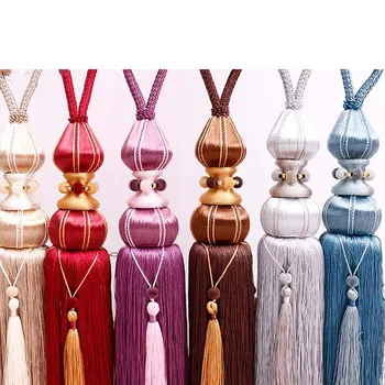 

Window accessories factory direct sales quality European tassels curtains heart ball hanging ball