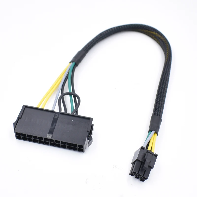 10 шт./лот ATX 24 Pin to 6 PSU кабель адаптера питания для материнской платы DELL 3650 3040 7040 |