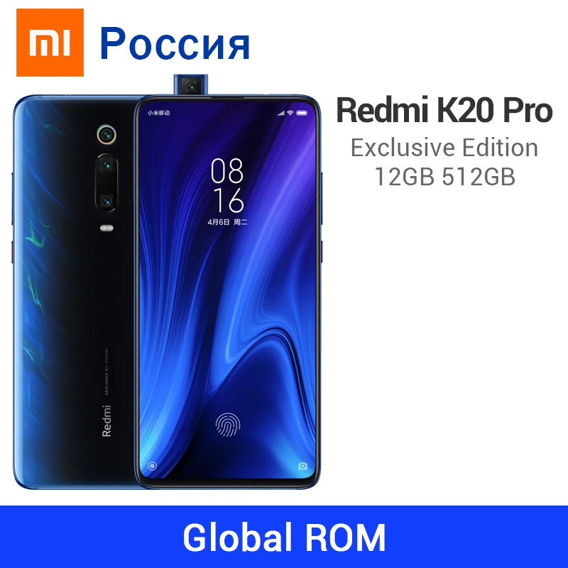 

New Exclusive Edition Xiaomi Redmi K20 Pro 12GB RAM 512GB ROM Snapdragon 855 Plus Octa Core 48MP Rear Camera NFC 6.39" Cellphone