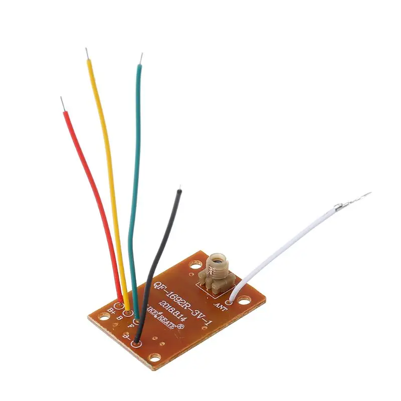 2CH RC Remote Control 27MHz Circuit PCB Transmitter and Receiver Board Radio System with Antenna Set for Car Truck Toy