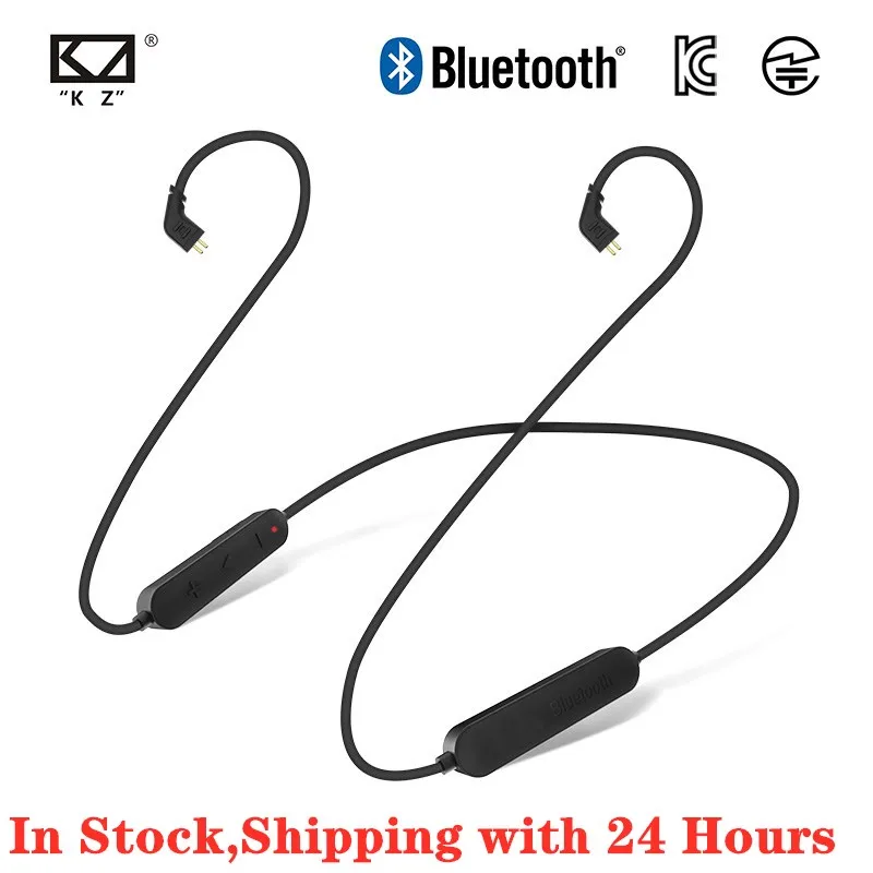 2018 KZ Bluetooth адаптер кабель обновленный провод плюс беспроводной для наушников AS10
