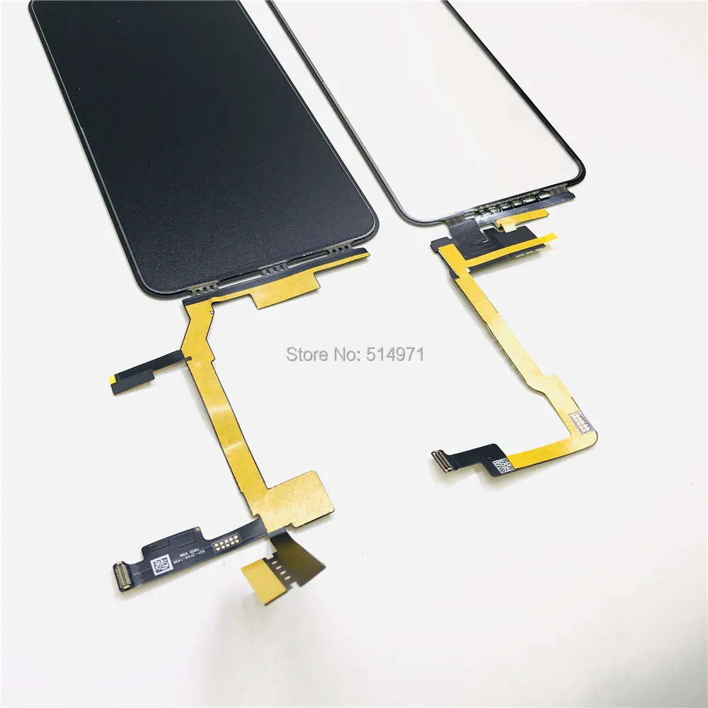Черный сенсорный экран с удлинителем гибкий кабель без пайки для iPhone X Xsmax 11pro Max