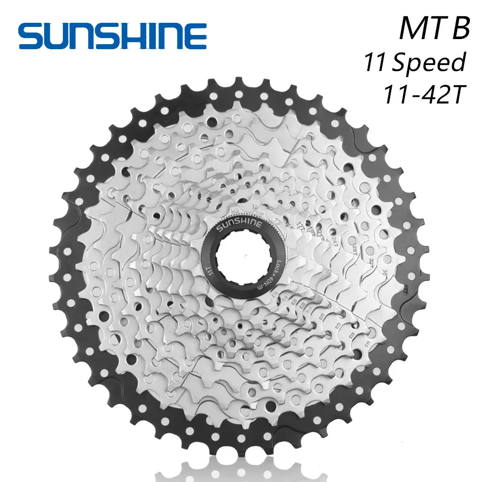 Кассета для горного велосипеда SUNSHINE MTB 11 скоростей маховик 11-40T 11-42T подходит
