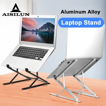 

Portable Laptop Stand Adjustable Base Support Notebook Stand For Macbook Pro Air Foldable Computer Cooling Bracket Laptop Holder