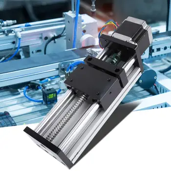 

linear slide 400mm Stroke Linear Guide Rail Slide Table with Nema17 42 Stepper Motor linear guide rail Sliding Table